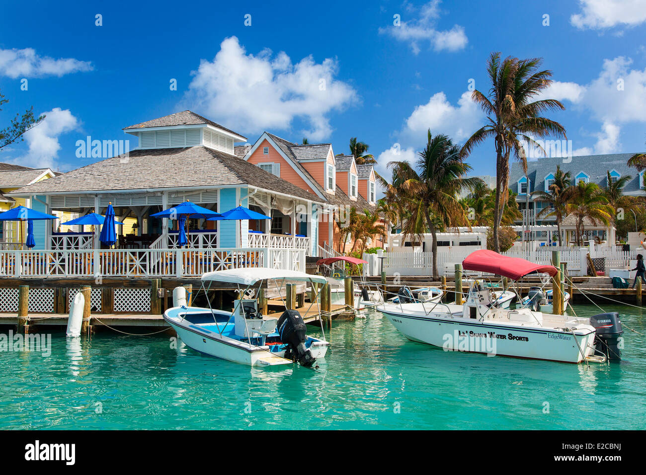 Bahamas, Harbour Island, Valentine's Marina Stock Photo Alamy