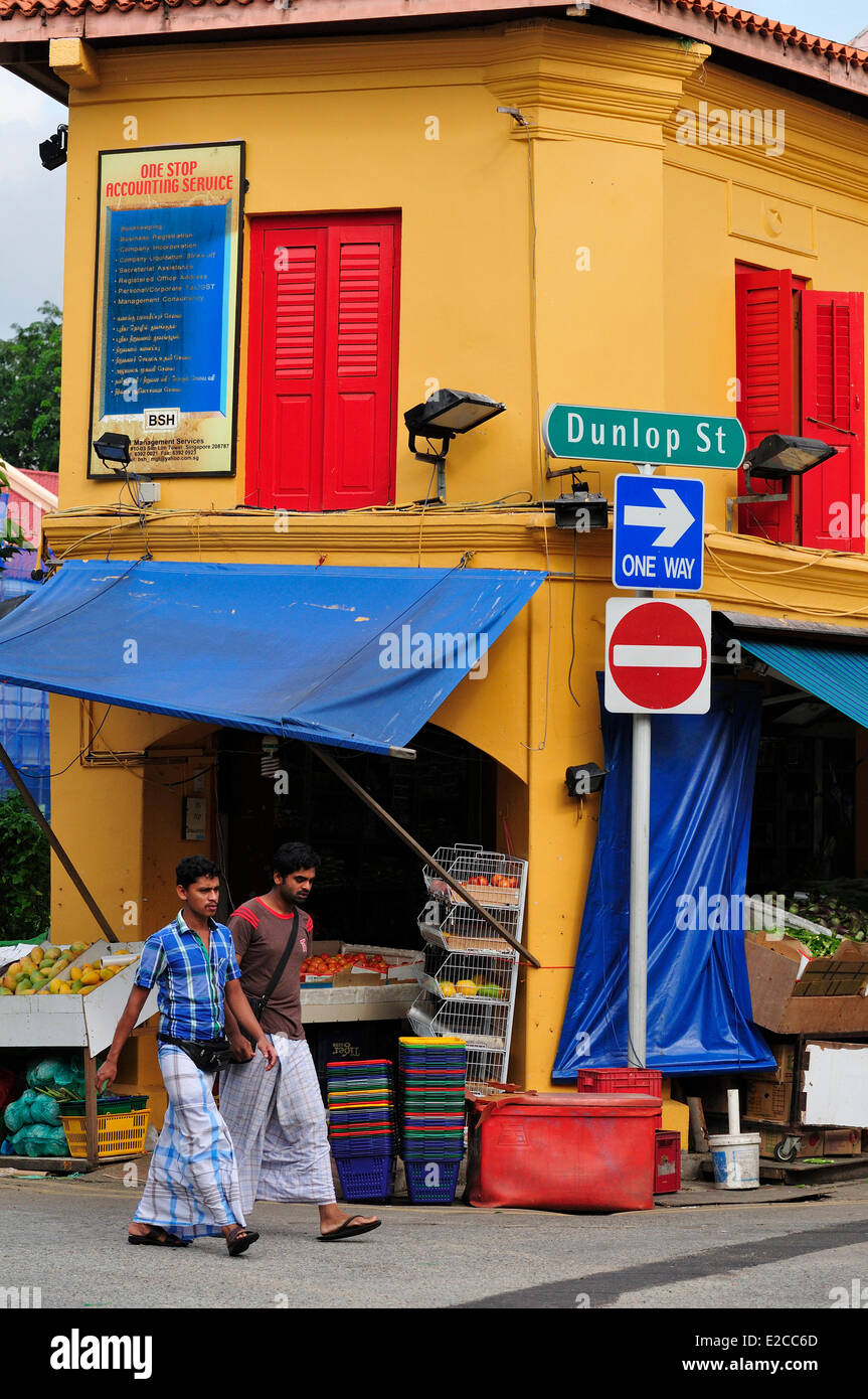 Singapore, Little India District Stock Photo Alamy