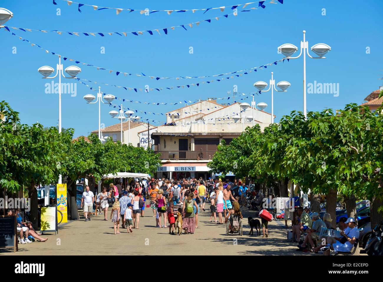 France Herault Valras Plage Allee Charles De Gaulle
