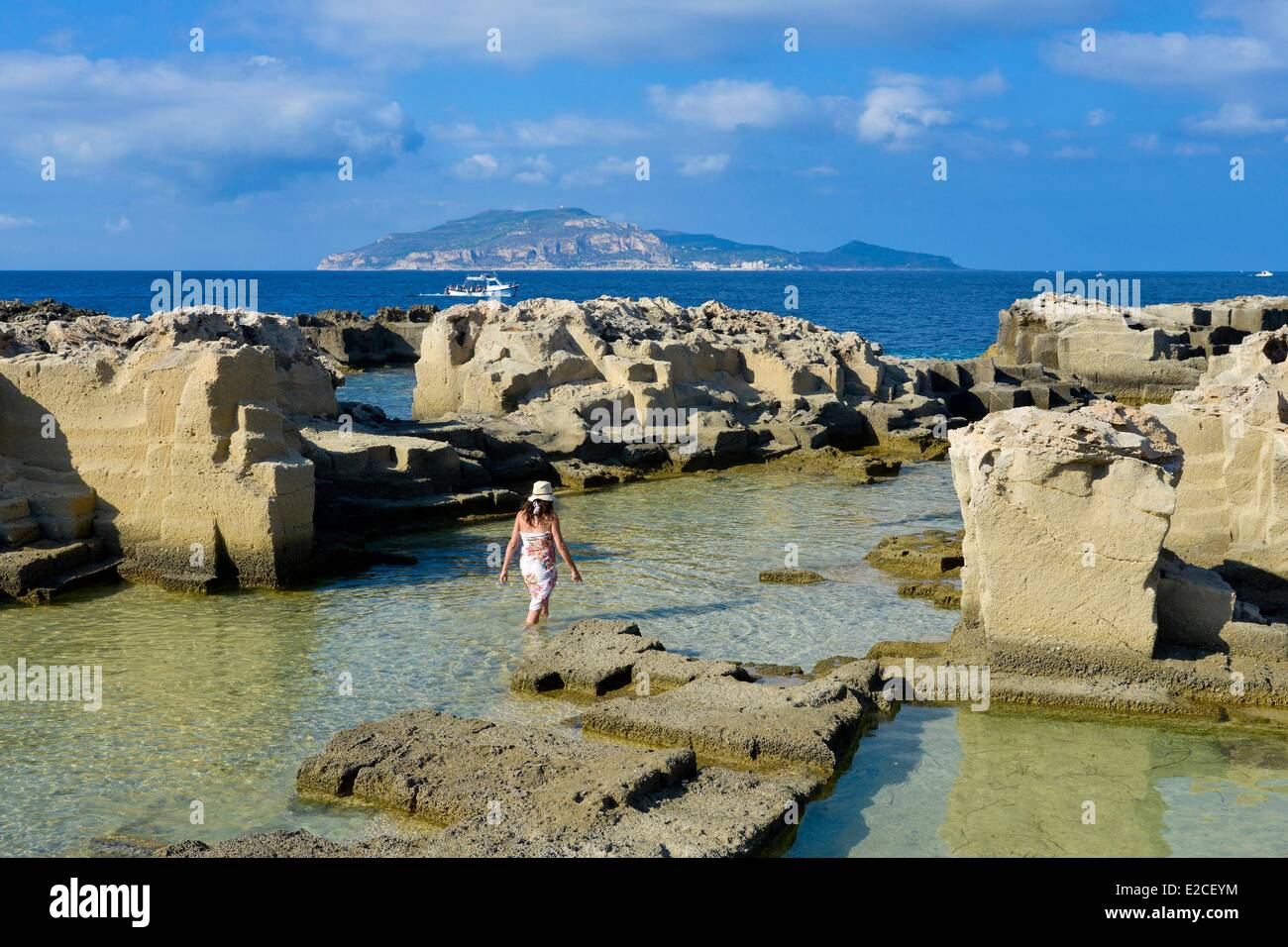 Italy Sicily Egadi Islands Island Of Favignana Cala