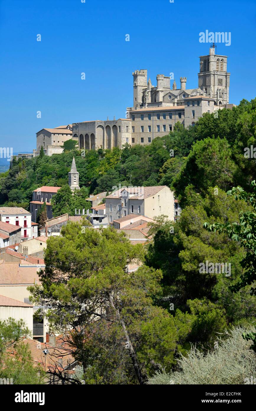 France, Herault, Beziers, Cathedral Saint Nazaire of the XIIIth century ...