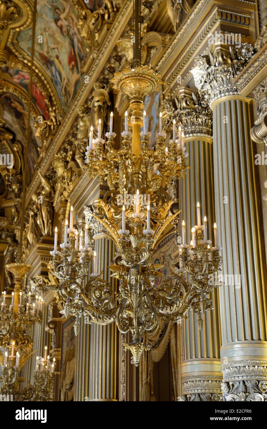 Paris opera house chandelier hi-res stock photography and images - Alamy