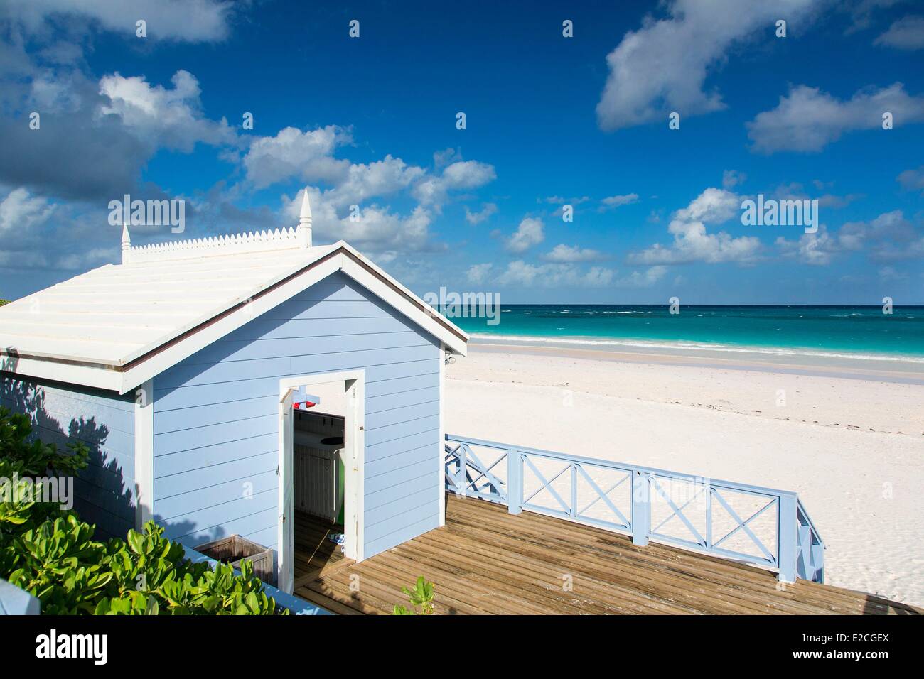 Bahamas, Harbour Island, Pink Sands Hotel, The Blue bar Stock Photo Alamy