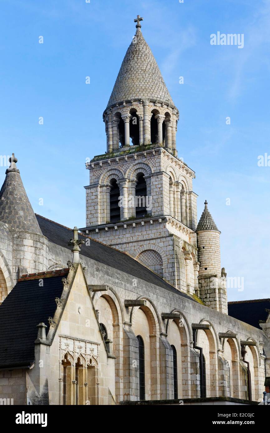 France, Vienne, Poitiers, romanesque church, Notre Dame la Grande church Stock Photo