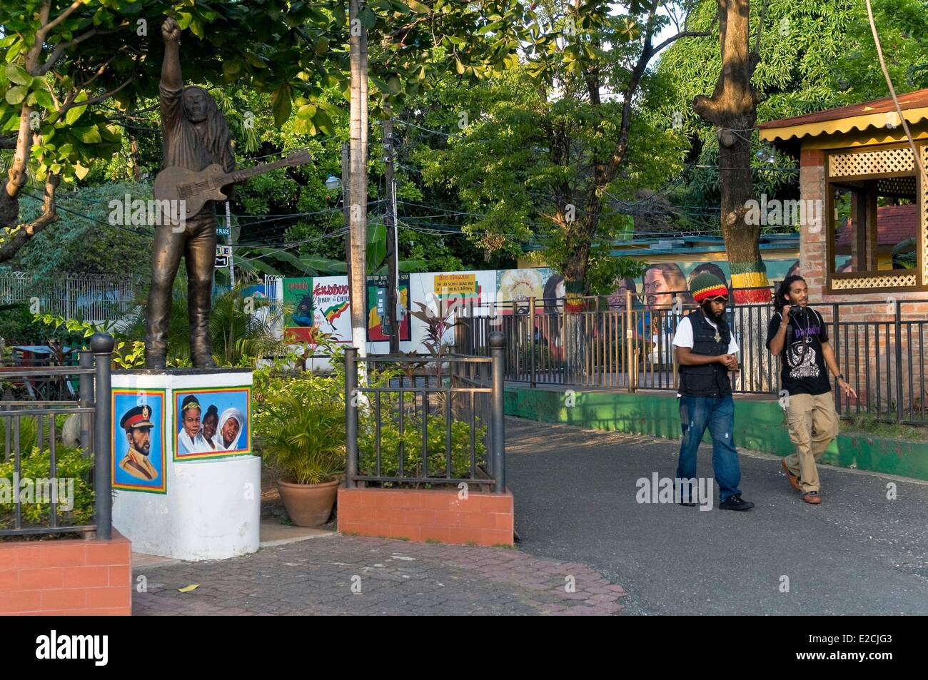 Jamaica, West Indies, Kingston, the house of Bob Marley became