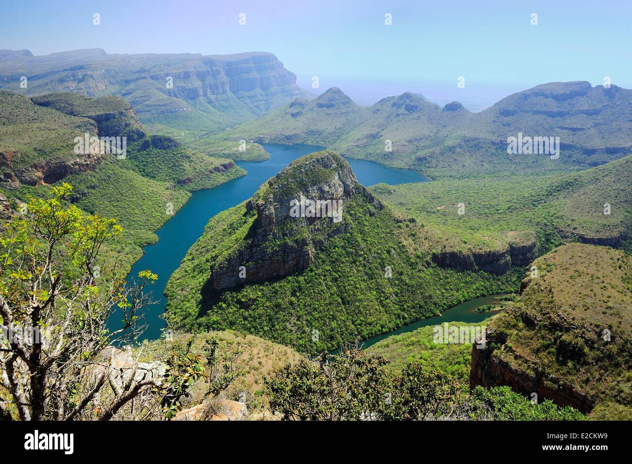 South Africa region the Escarpment Blyde River Nature Reserve Stock Photo -