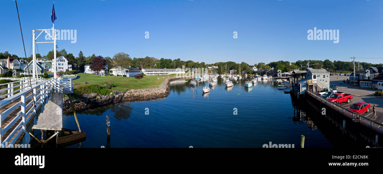 United States Maine Ogunquit Perkins Cove the harbor with its sailboats