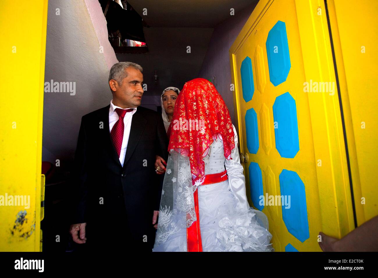 Turkey South Eastern Anatolia Mardin Turkish-Kurdish wedding Stock Photo