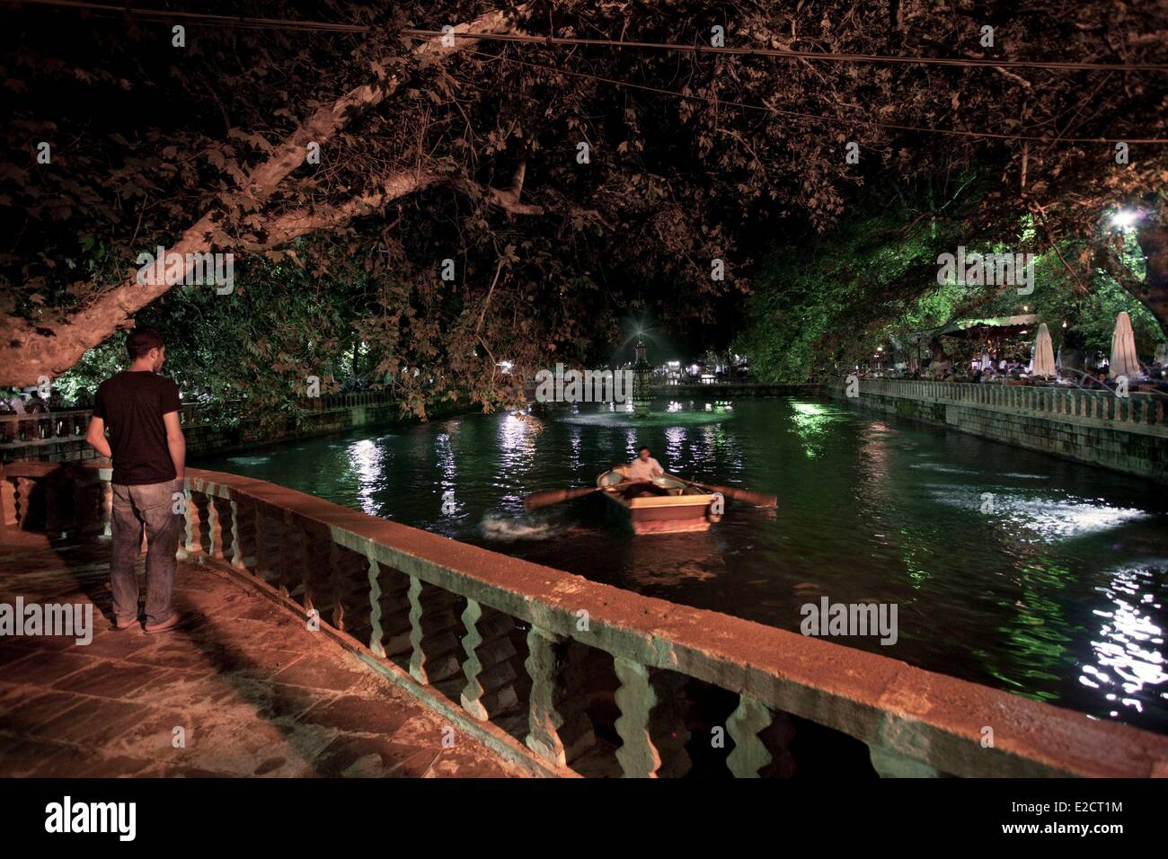 Turkey South Eastern Anatolia Sanliurfa Ayn Zeliha Pool Stock Photo