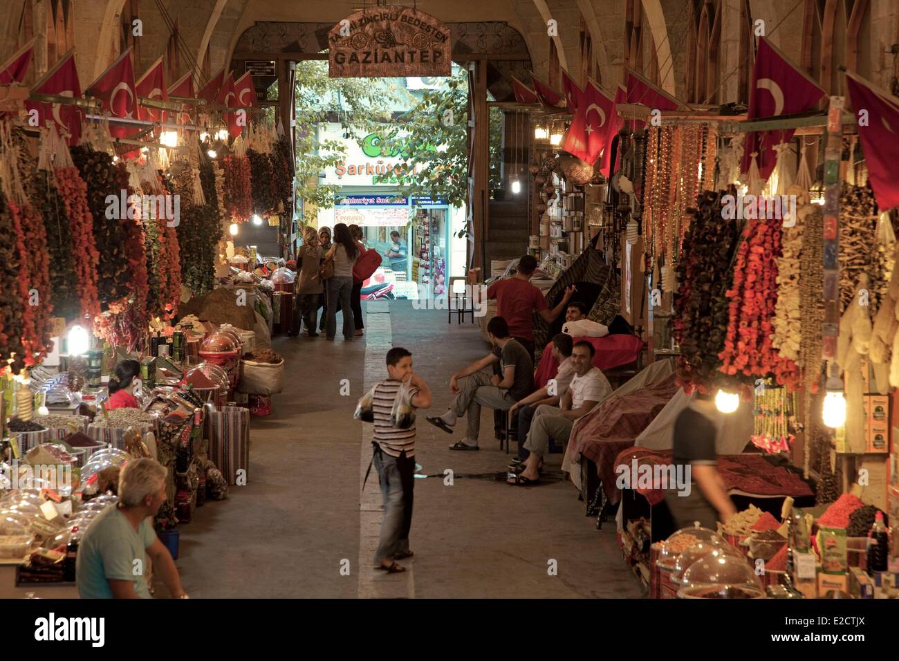 Turkey South Eastern Anatolia Gaziantep Zincirli Bazaar Stock Photo Alamy
