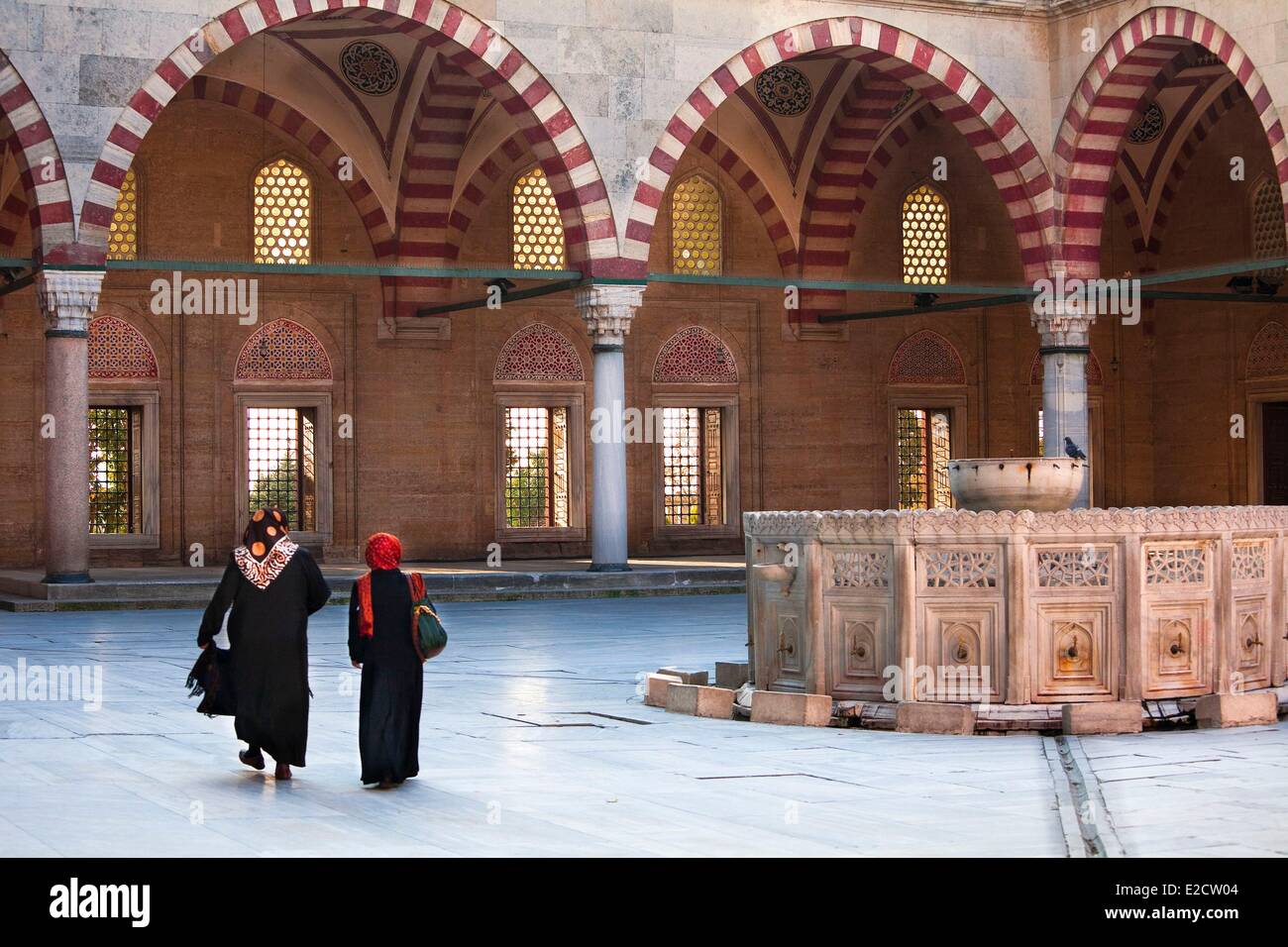 Turkey European Side Trakia Region Edirne Selimiye Mosque by Sinan Architect Listed as World Heritage by the Unesco Stock Photo