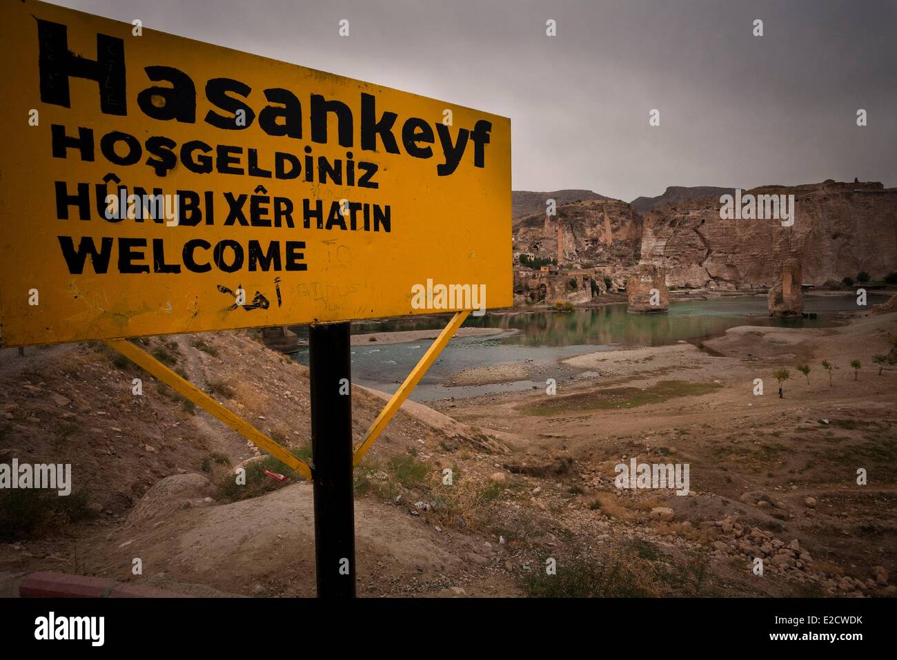 Turkey South Eastern Anatolia Batman Hassankeyf Stock Photo