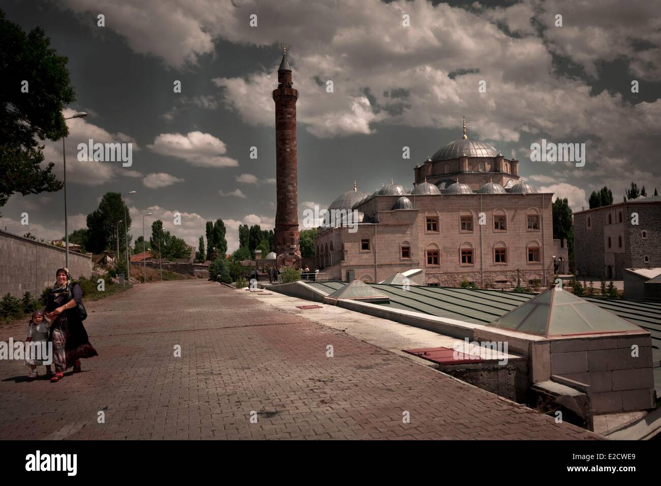 Turkey North Eastern Anatolia Kars Evliya Mosque Stock Photo