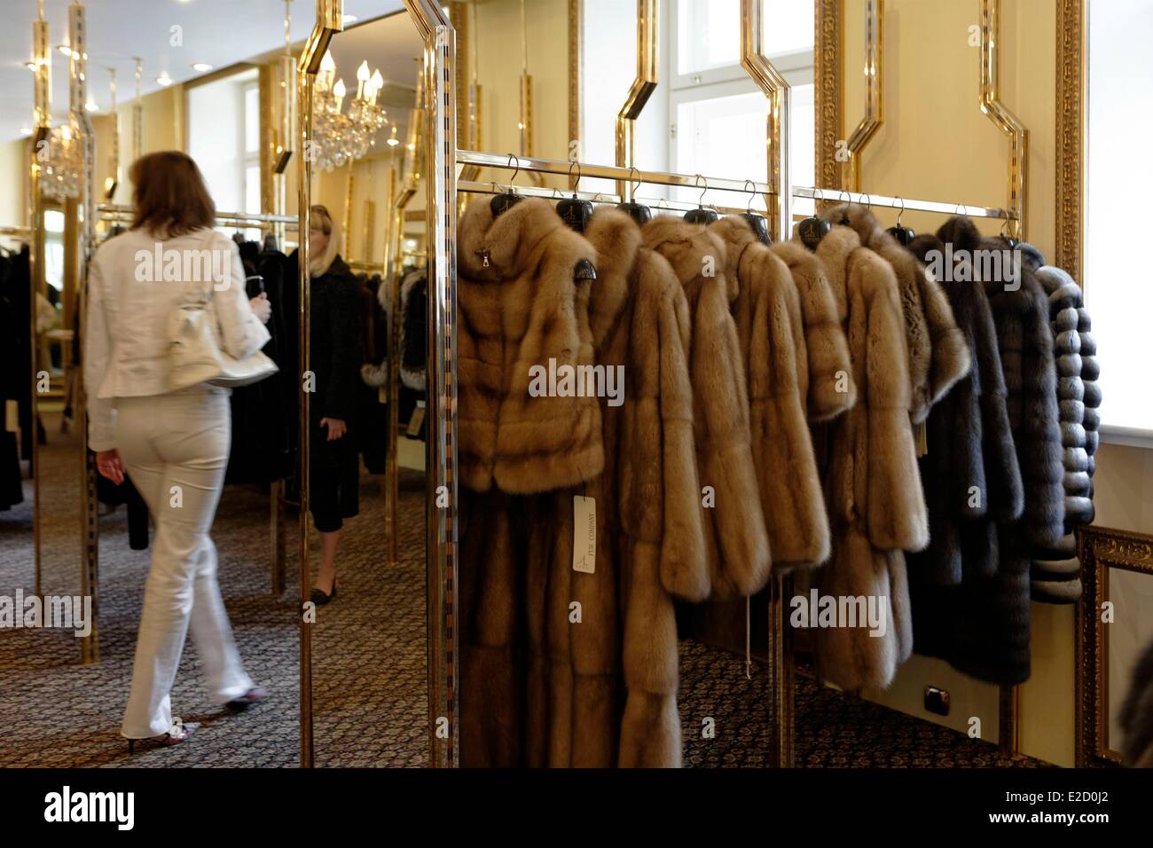 Fur shop store