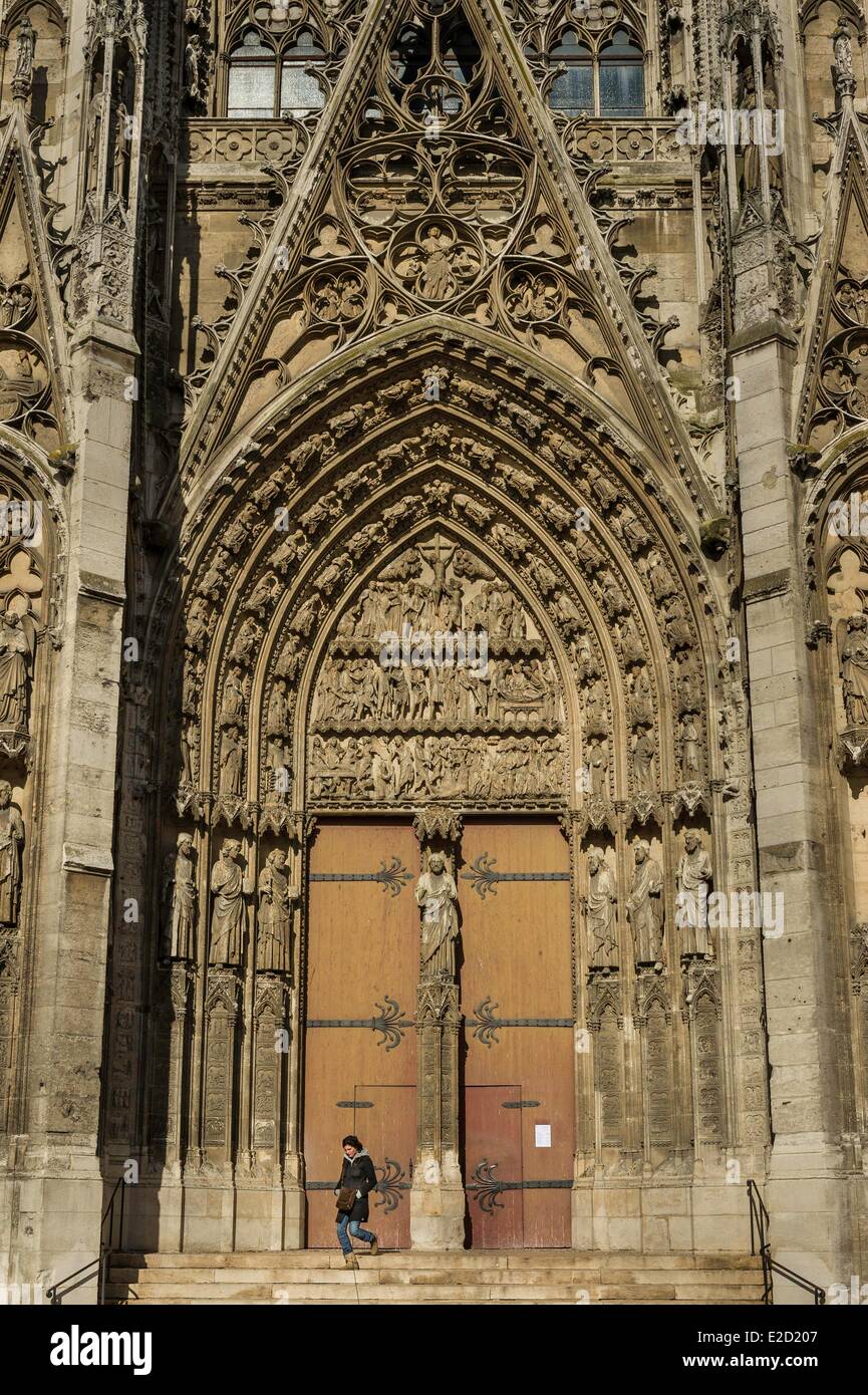 France Seine Maritime Rouen cathedrale Notre Dame de Rouen (Our lady of ...
