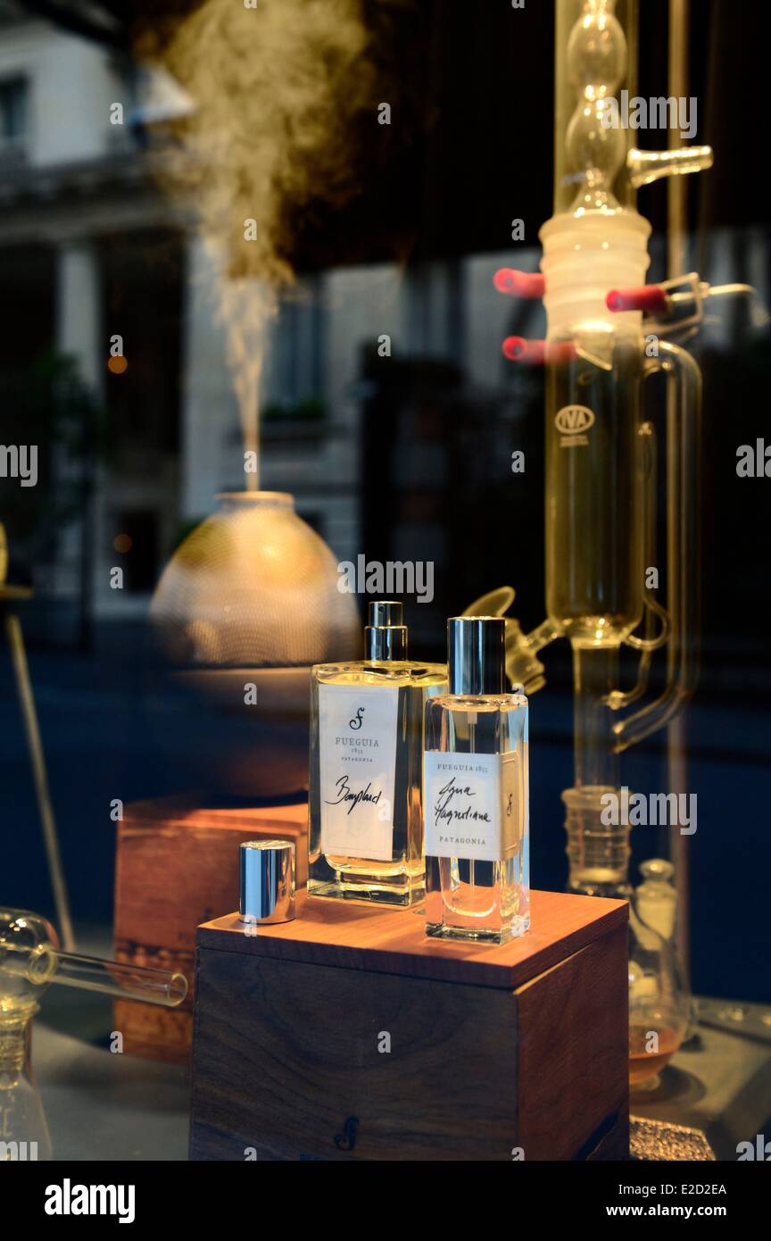 Argentina Buenos Aires Fueguia artisanal perfume shop on Avenida Alvear one of the most exclusive streets of uptown Stock Photo