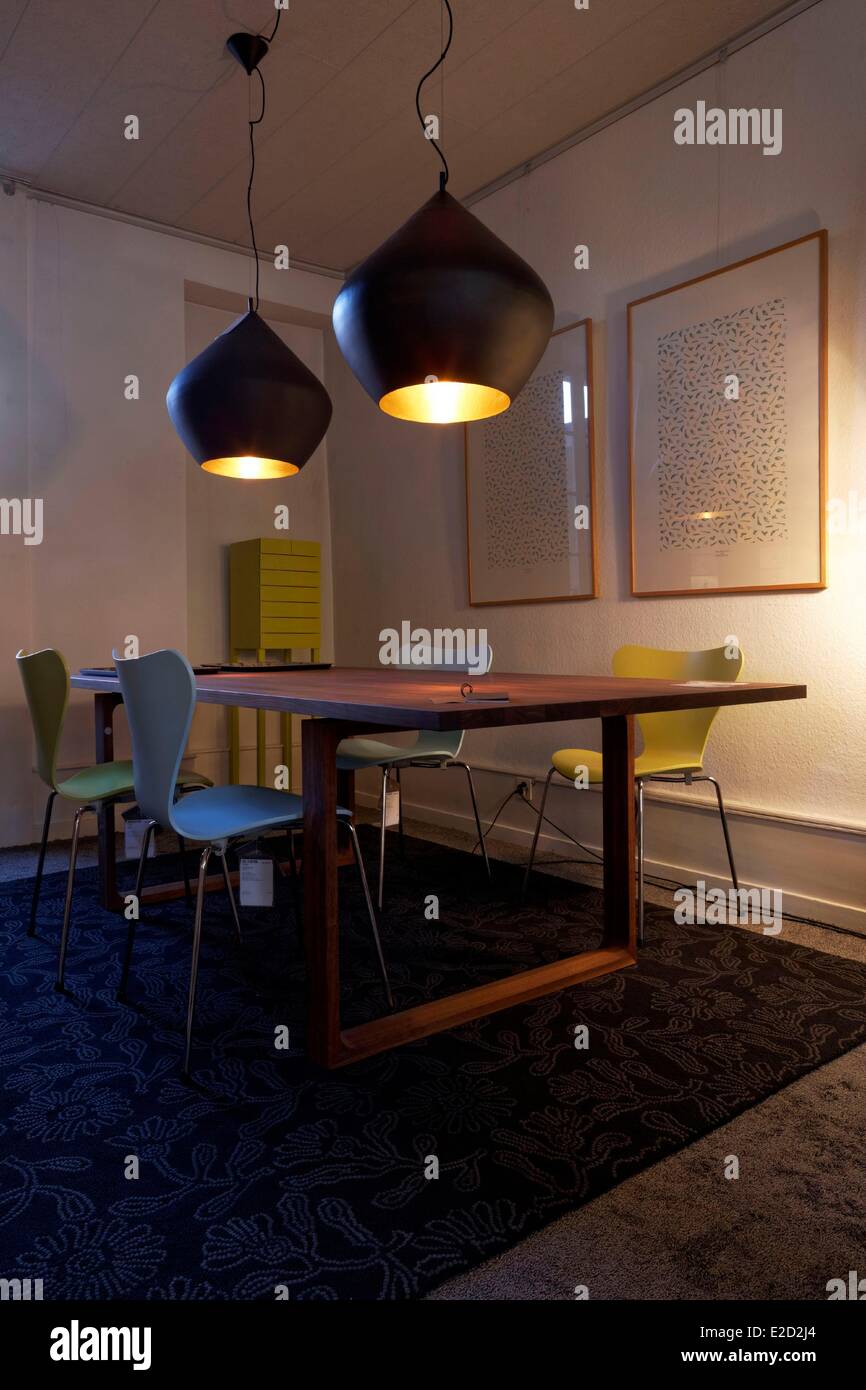 Switzerland Geneva design furniture store Teo Jakob district of Carouge