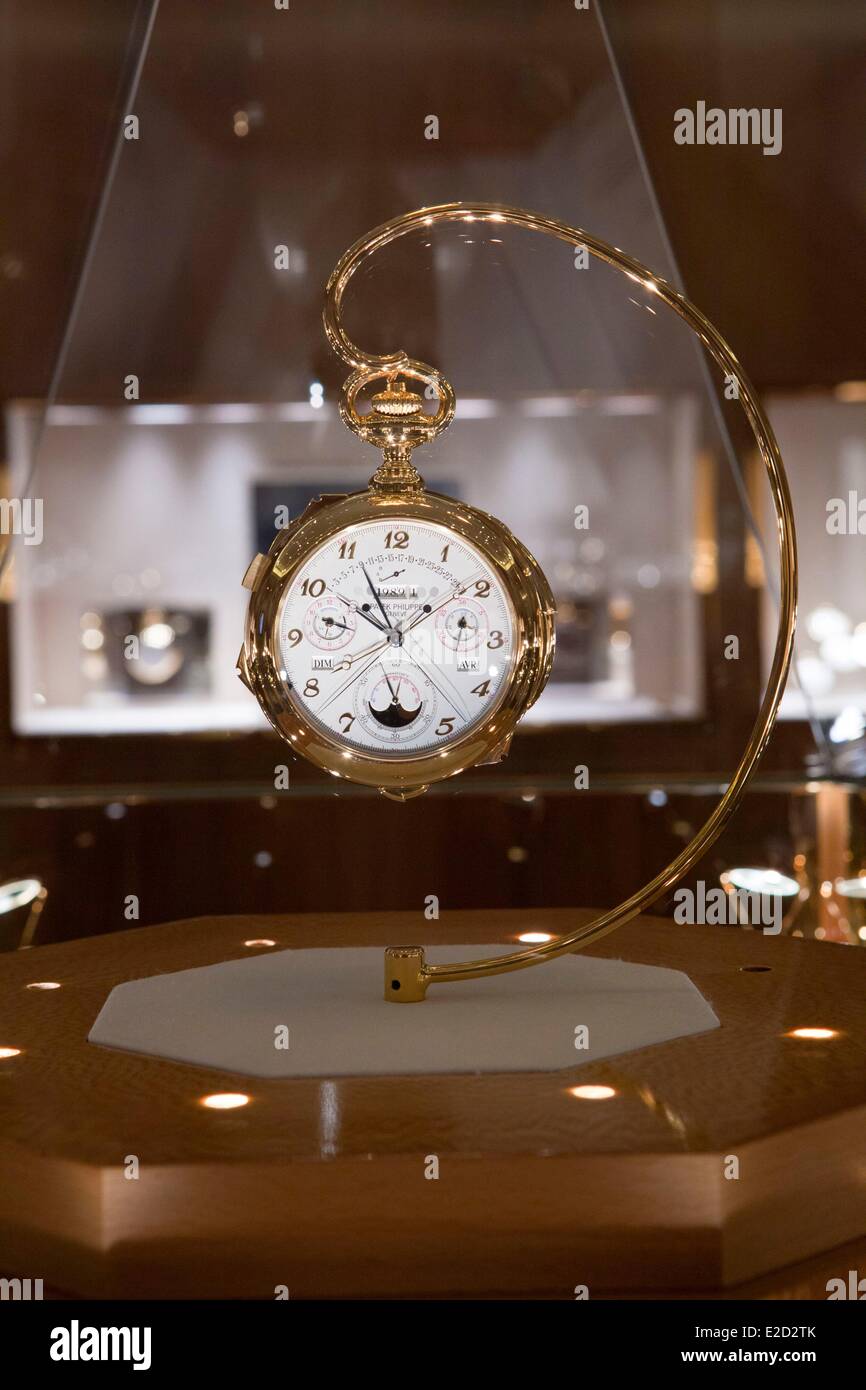 Switzerland Geneva the Patek Philippe Museum is a private museum dedicated  to watchmaking Stock Photo - Alamy