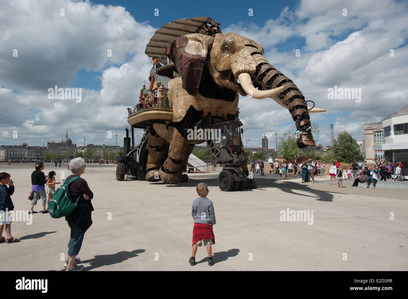 France Loire Atlantique Nantes Great Elephant at the Island Machine museum Stock Photo