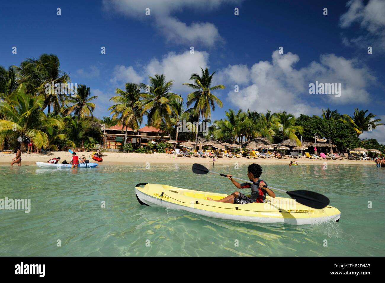 France Guadeloupe Saint Martin Cul de Sac Pinel Island young boy