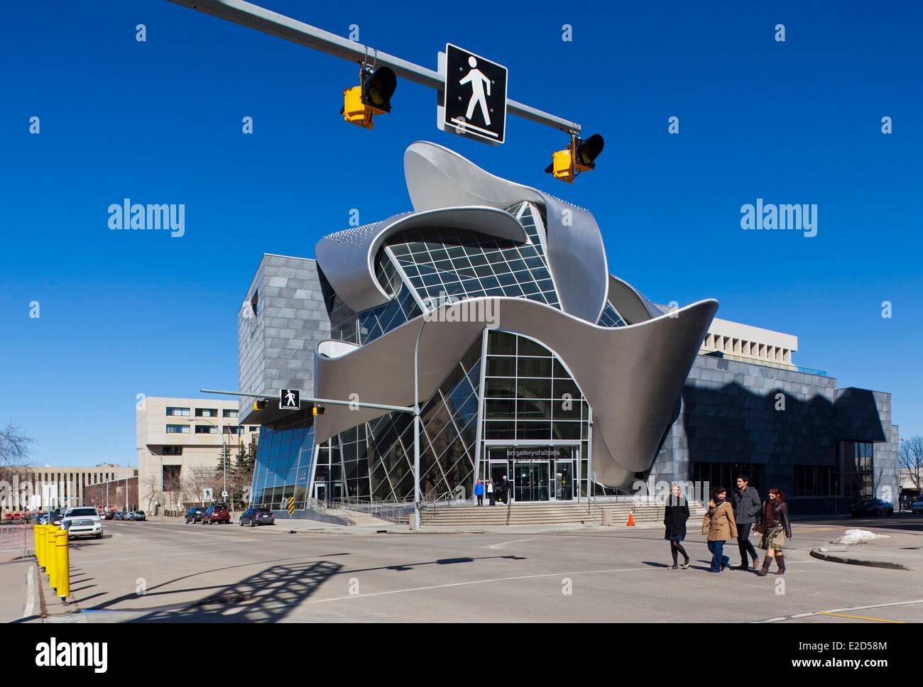 Canada Alberta Edmonton downtown the Art gallery of Alberta architect