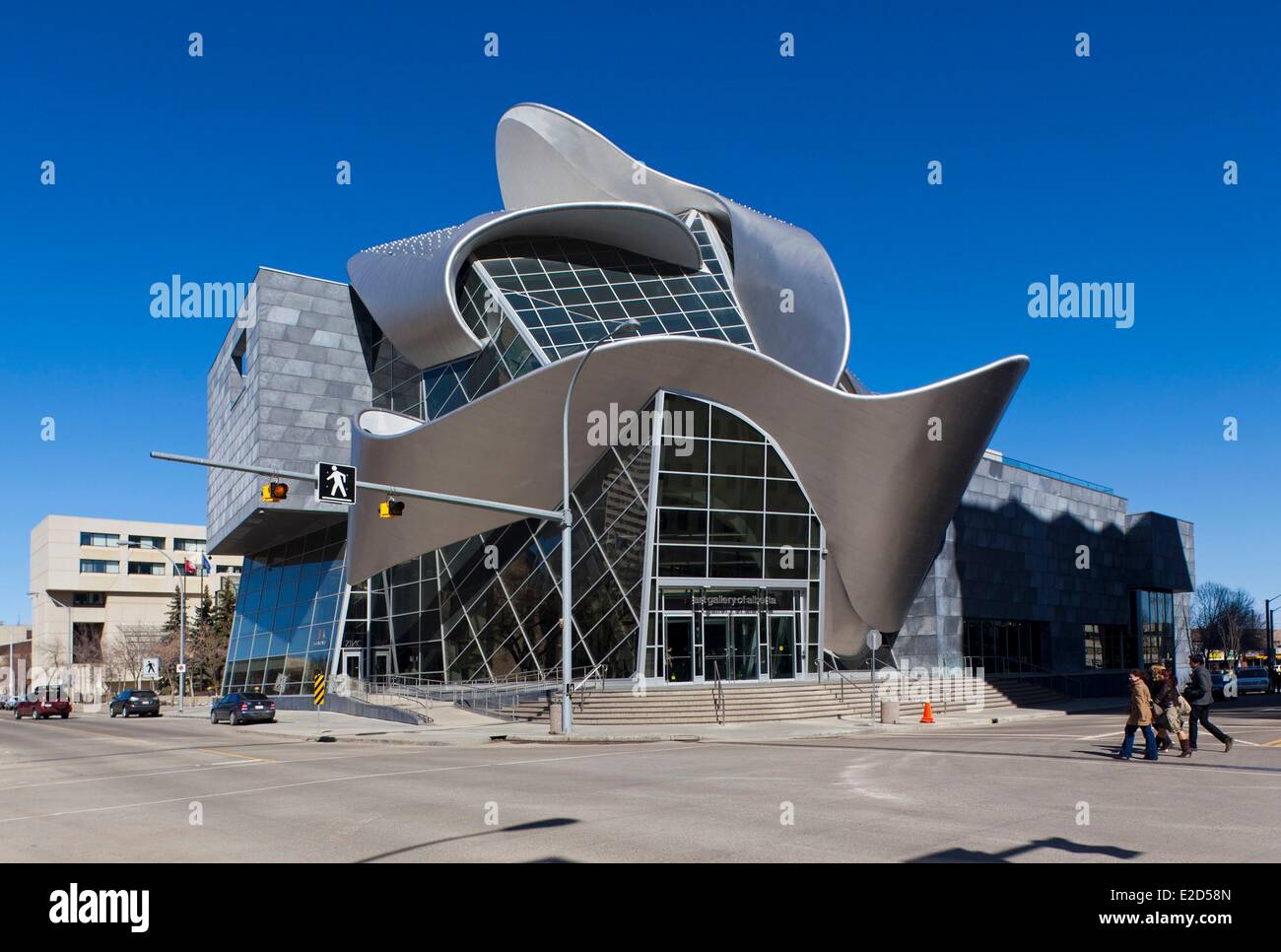Canada Alberta Edmonton downtown the Art gallery of Alberta architect