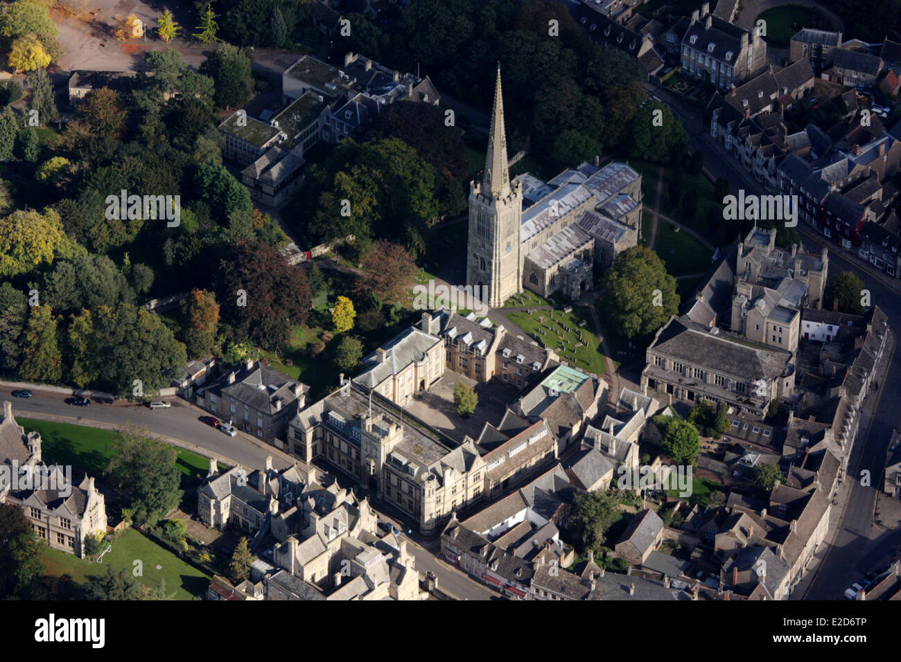St Peter's Church, Oundle Stock Photo
