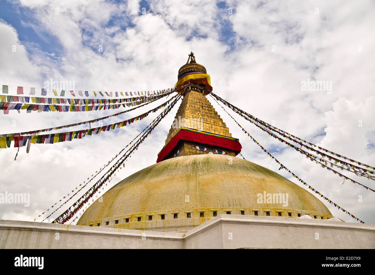 Boddhnath stupa, Nepal Stock Photo