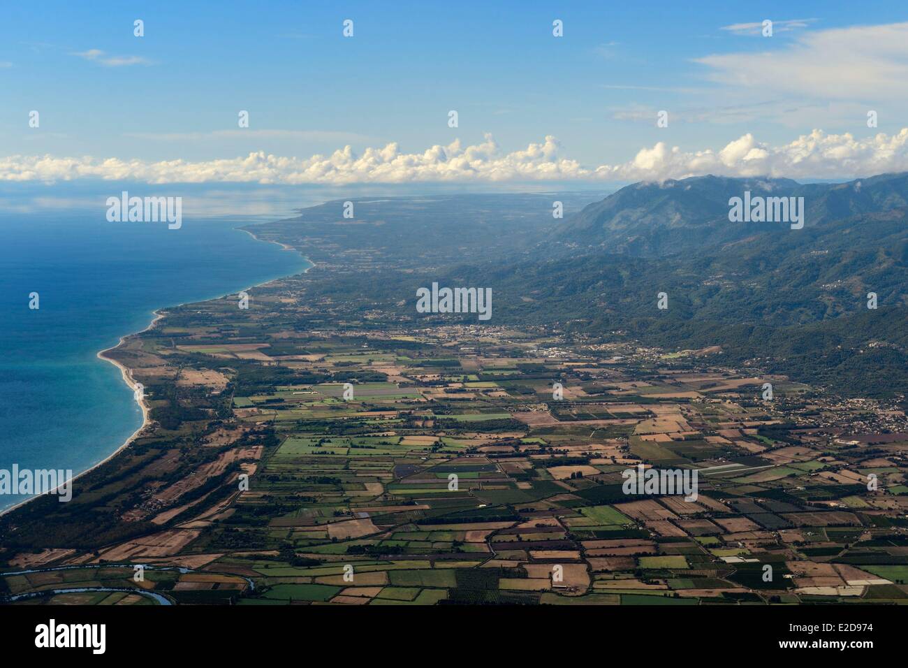 France, Haute Corse, the Marana plain south of Bastia Stock Photo