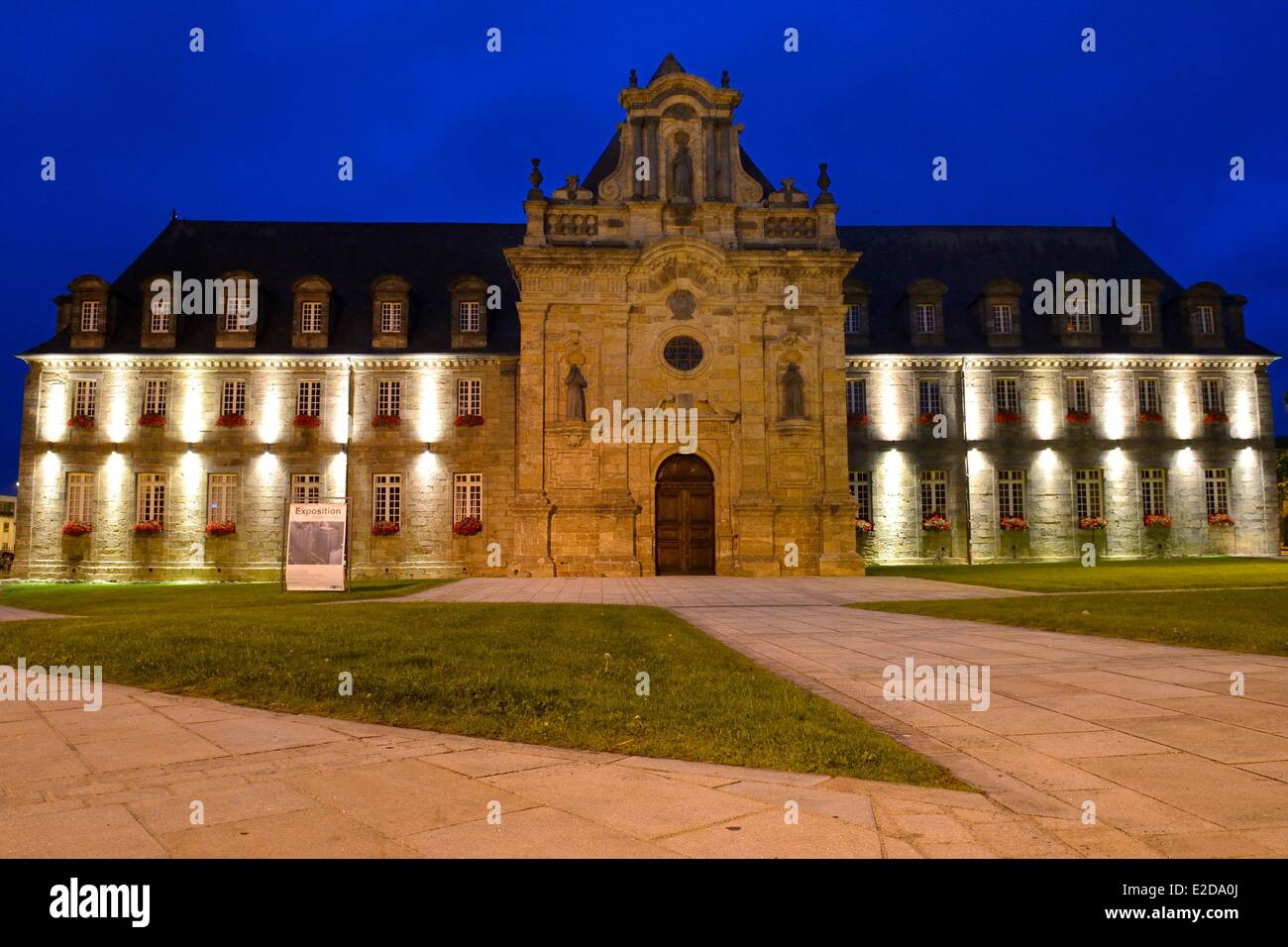 France Cotes d'Armor Guingamp the City Hall former Augustins hospitalieres monastery Stock Photo