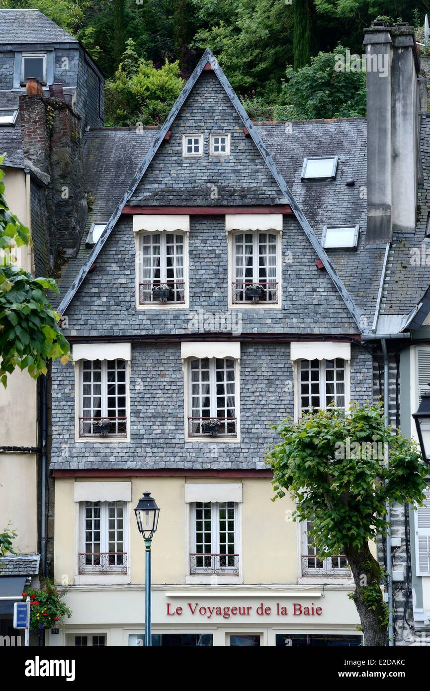 France Finistere Morlaix traditional house on the place des Otages ...