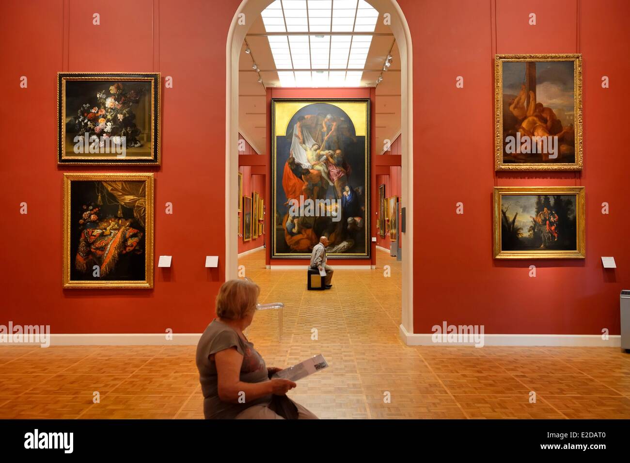 France, Ille et Vilaine, Rennes, Museum of Fine Arts (MBAR), collection of paintings Stock Photo