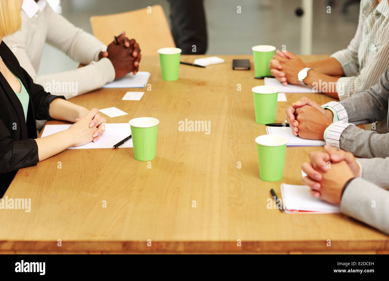 Business meeting detail hi-res stock photography and images - Alamy
