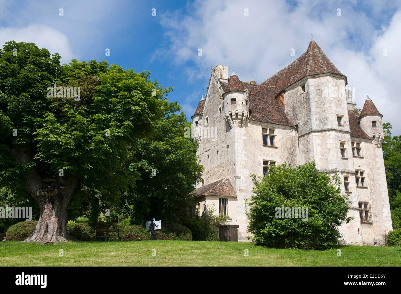 France Orne the Regional Natural Park of the Perche Noce manor of Courboyer of the 15th century Stock Photo