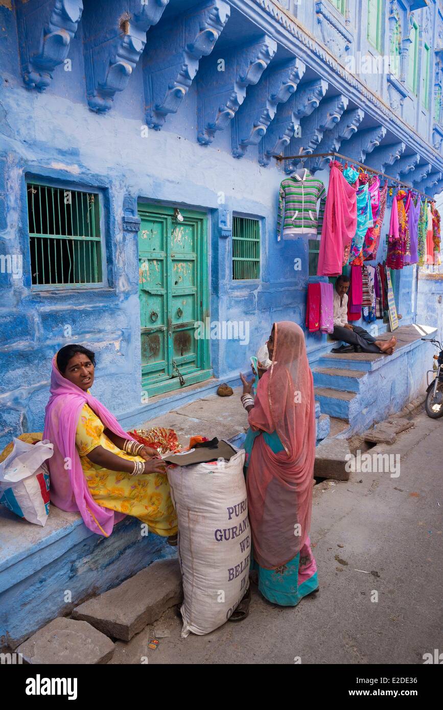 India Rajasthan state Jodhpur the blue city Stock Photo - Alamy