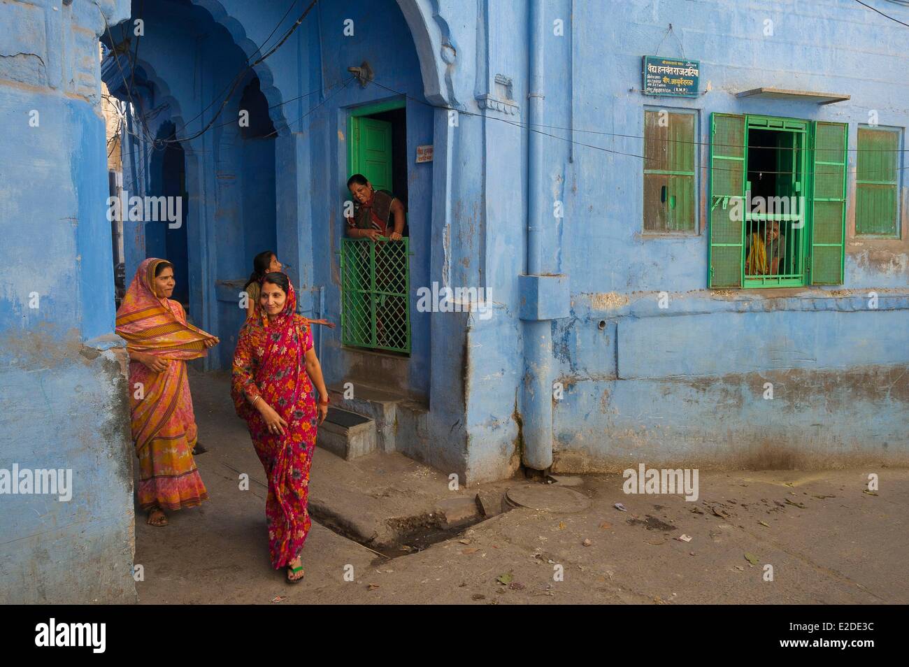 India Rajasthan state Jodhpur the blue city Stock Photo - Alamy