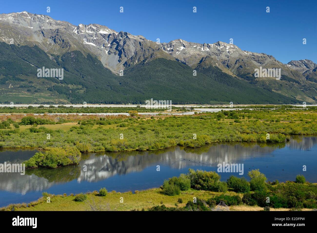 New Zealand South Island Otago region the Lake Wakatipu in the vicinity ...