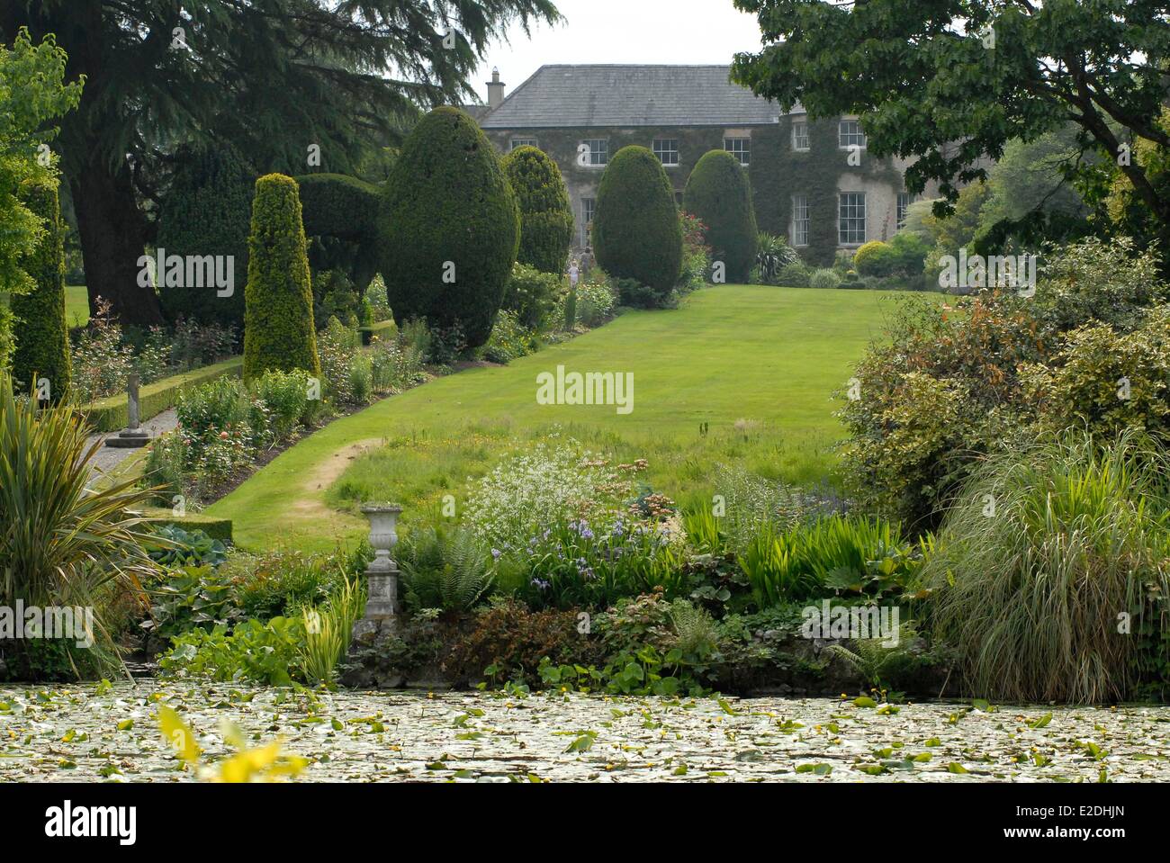 Ireland Carlow County Tullow Altamont Gardens a mixture of formal