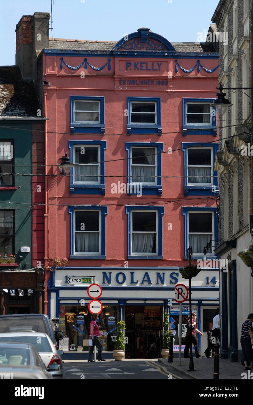 Ireland County Wexford New Ross street Stock Photo