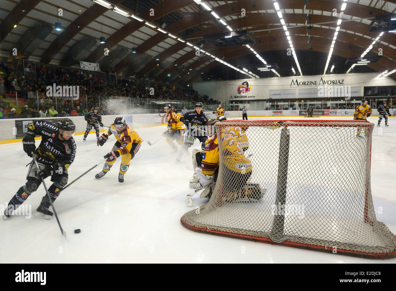 France Haute Savoie Morzine ice hockey game from the MorzineAvoriaz Hockey Club called the