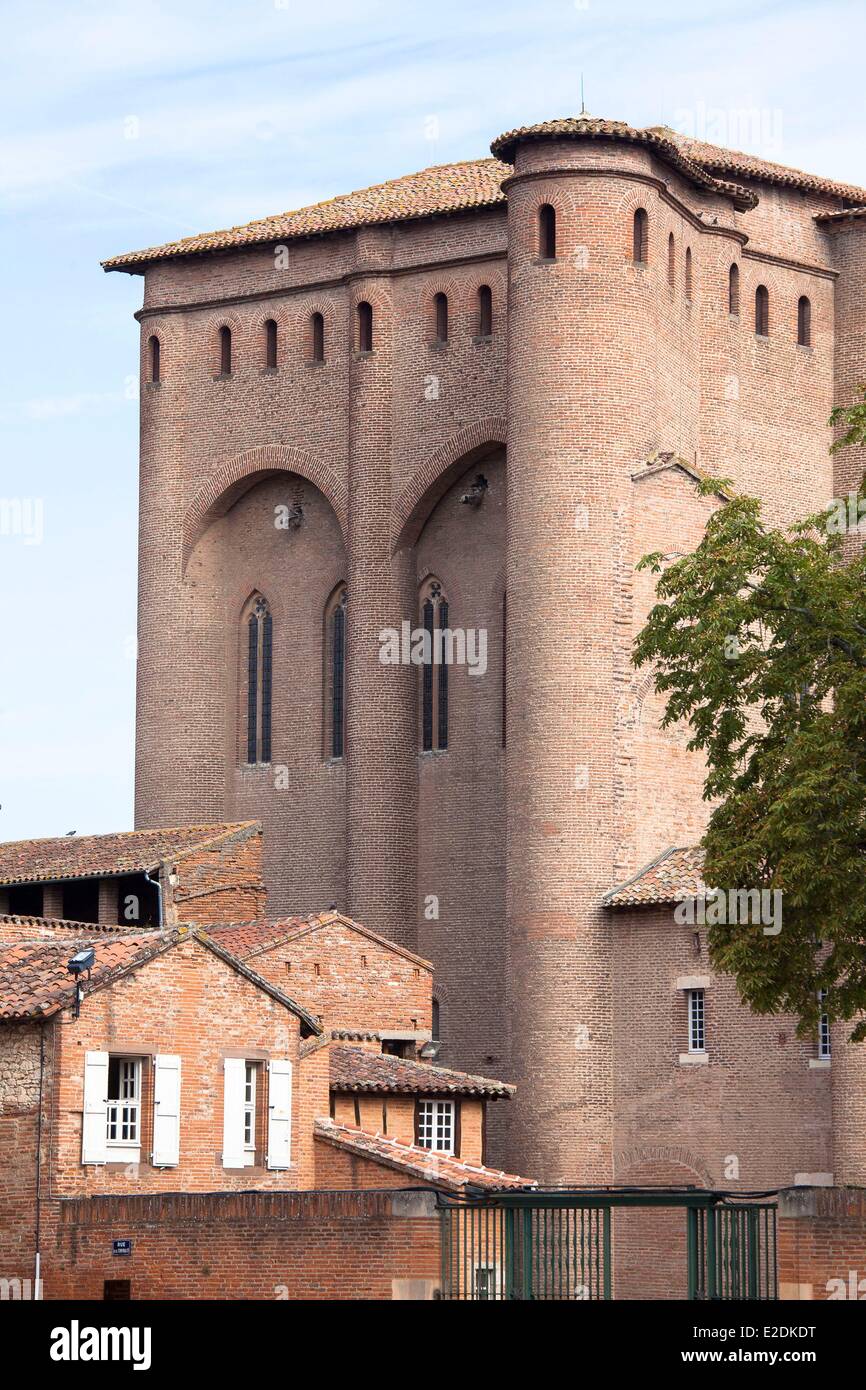 France, Tarn, Albi, the episcopal city, listed as World Heritage by UNESCO, the Palais de la Berbie, the Toulouse Lautrec museum Stock Photo