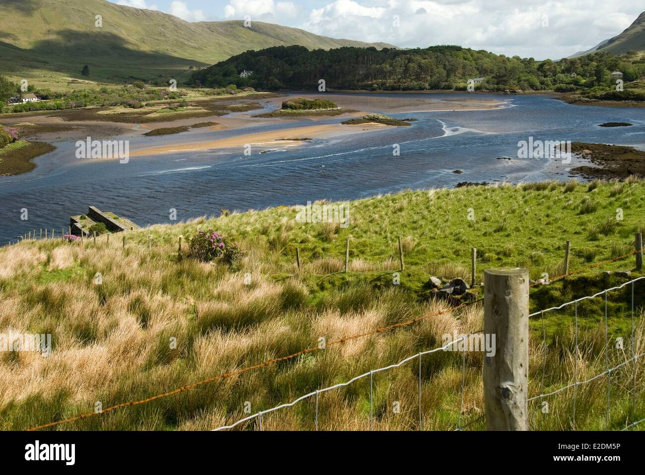 Ireland Galway County Leenane Connemara Killary Harbour Stock Photo - Alamy