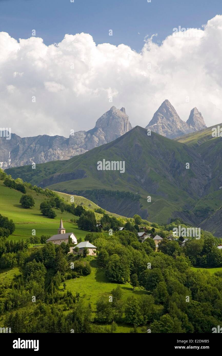 France Savoie Maurienne region Arvan Valley Montrond Aiguilles d'Arves ...