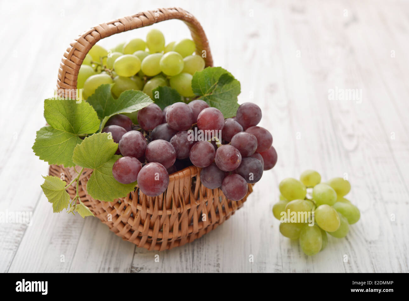 Get Matte Paper Basket With Grapes Mockup Prototypes