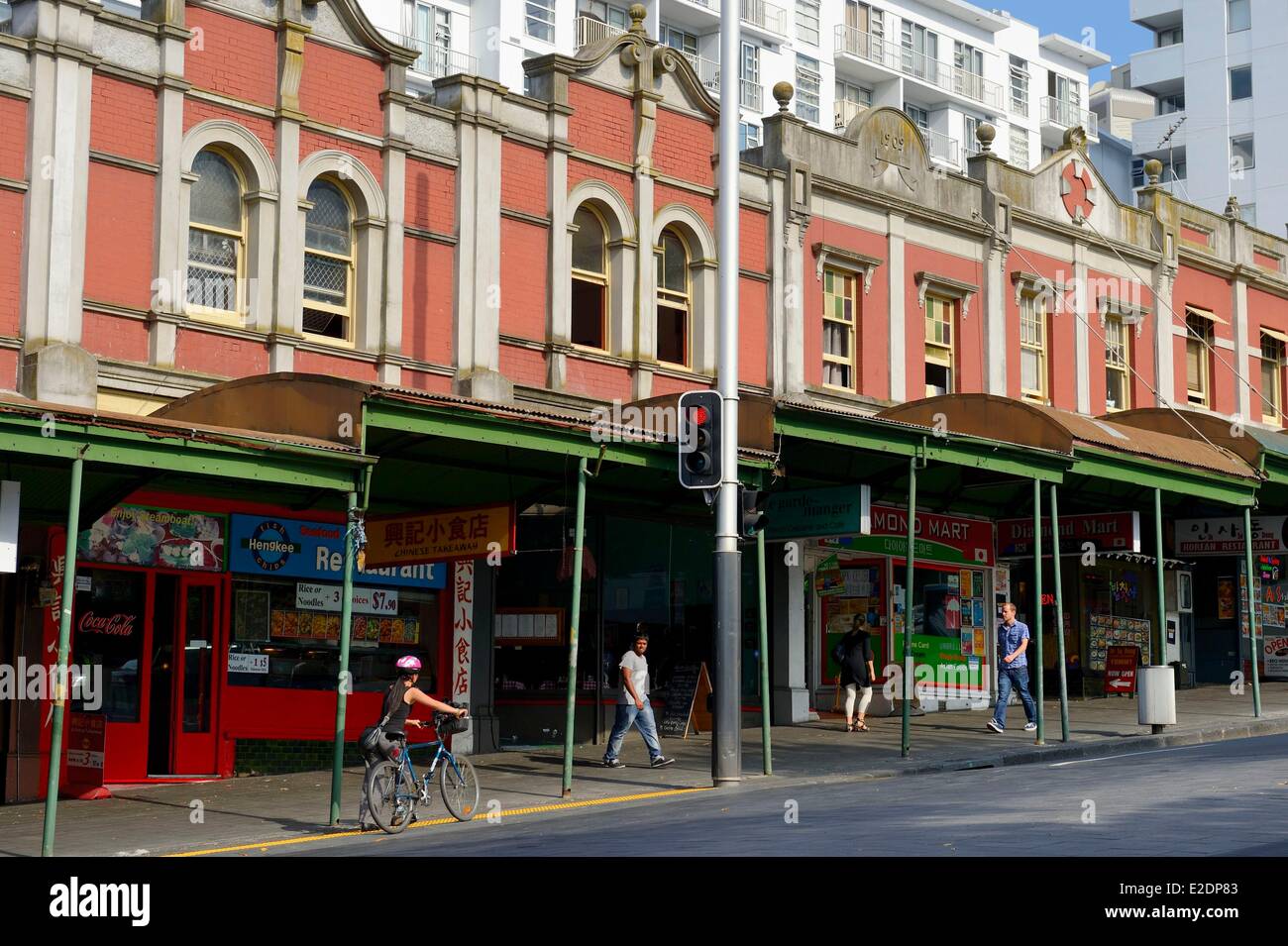 New Zealand North island Auckland Central Business District (ou CBD) The Terrace of shops is a set of 16 Edwardian style shop Stock Photo