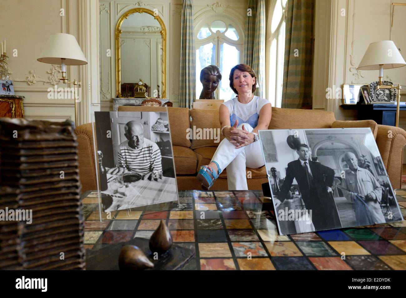 France Alpes Maritimes Cannes The Living Room Of The Villa La