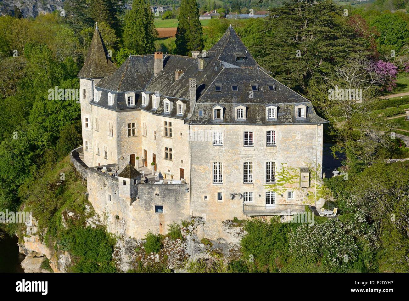 France Lot Lacave castle of la Treyne hotel of the company Relais et ...