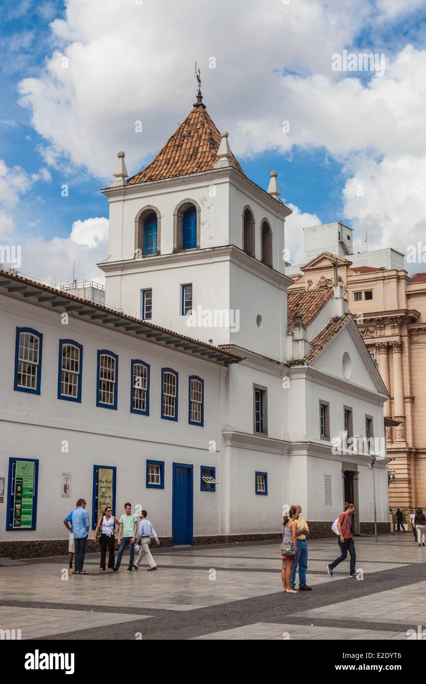 Brazil Sao Paulo The Pateo do Colegio and Anchieta Museum in the old