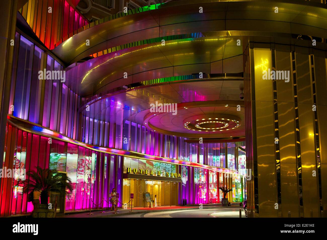 China Macau Lisboa Casino hotel Stock Photo
