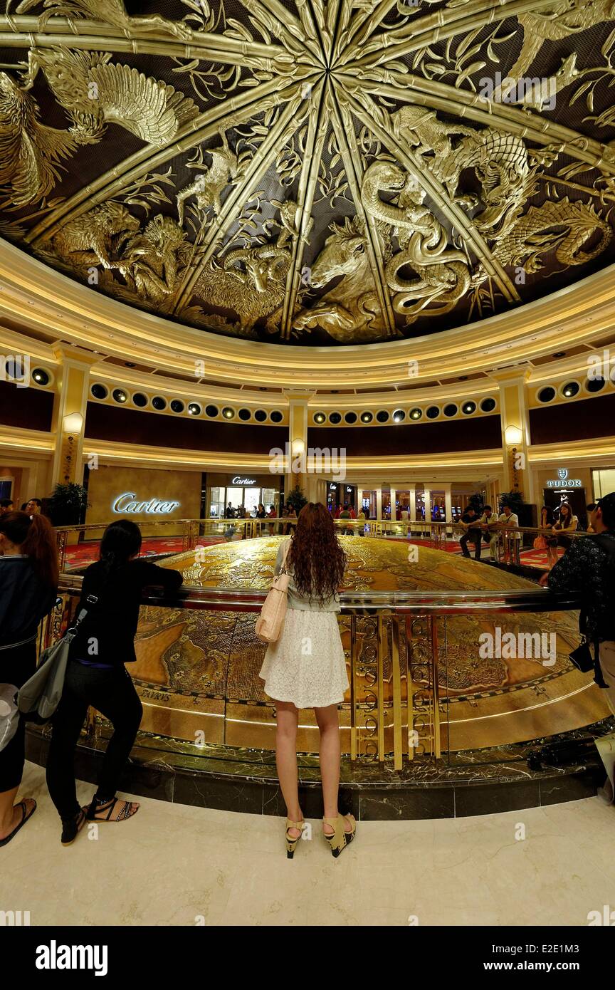 China Macau Casino Galaxy Star World hotel Stock Photo